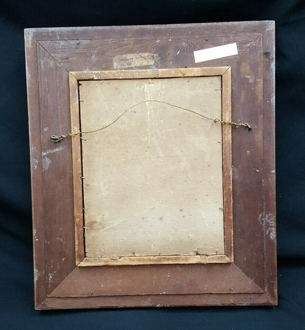 Engraved Photo of U.S. Civil War General Quincy Gillmore Walnut Shadow Box Frame