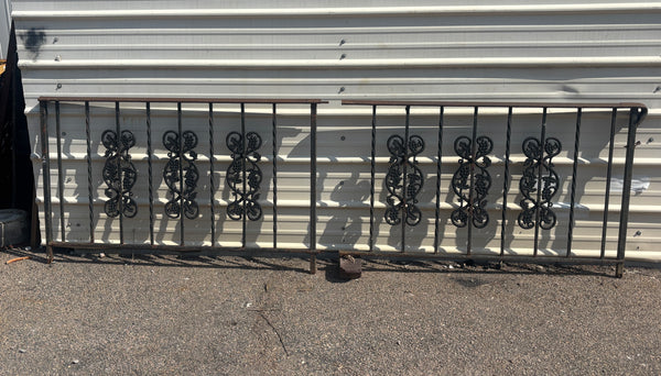 9 Feet of Iron Porch Railings GA21255