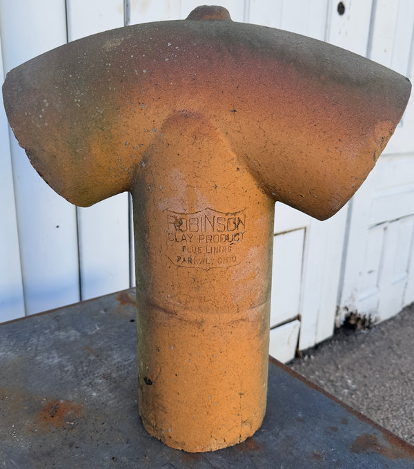 Terracotta Double Pipe Chimney Pots - 4 Available GA20476