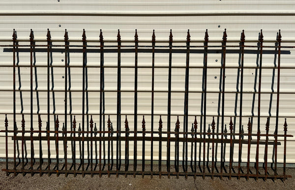 61 Feet of Antique Wrought Iron Fencing GA20787