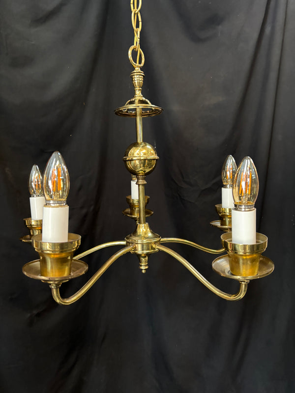 Brass 5-Light Chandelier GA21191