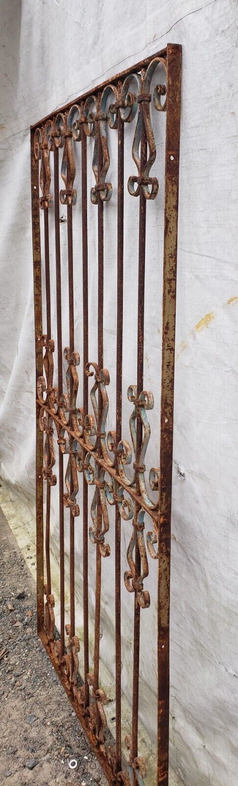 Ornate Wrought Iron Gate 39 1/4" Wide by 69 1/2" Tall GA9471