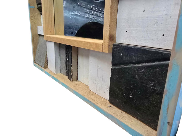 Custom Mirror Made w/ Reclaimed Wood Trim GAM0480