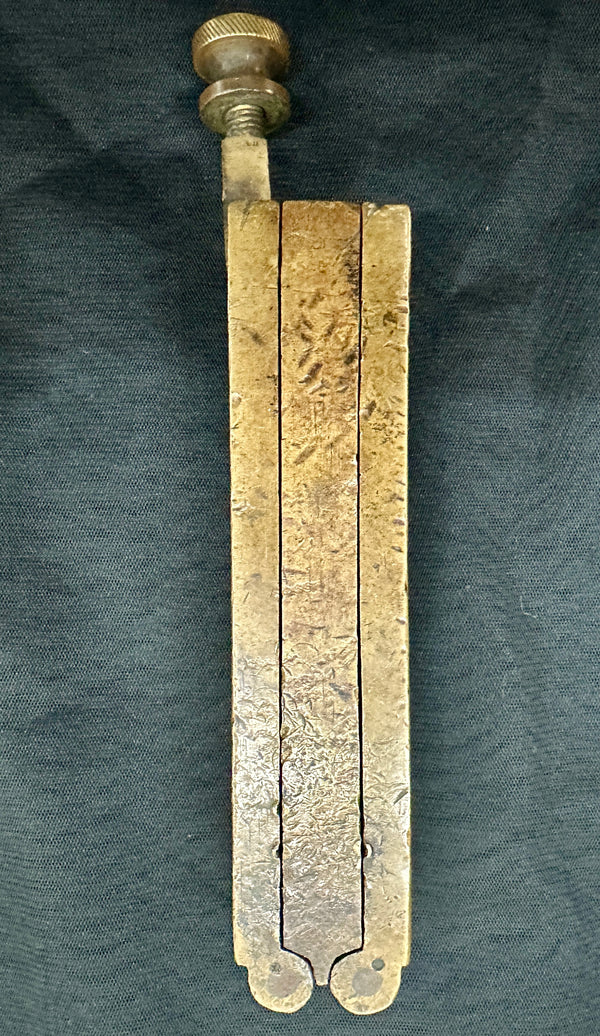 Rare Civil War Era Brass Medical Suppository Maker Mold GA20543