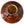 Load image into Gallery viewer, Amber Marbled Glass Dome Flush Mount Shade w/ 4" Fitter GA20698
