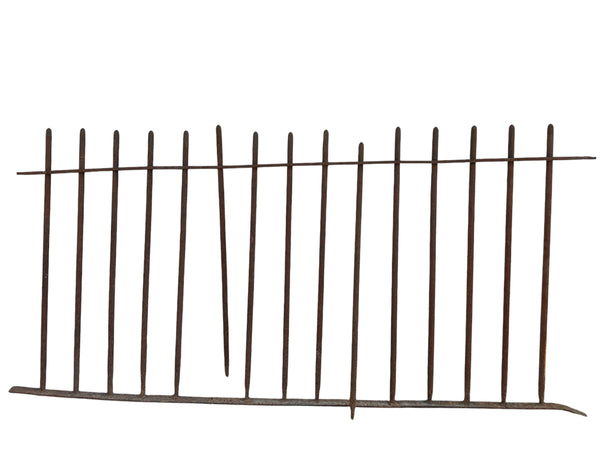 13 Feet of Antique Wrought Iron Fencing GA20863