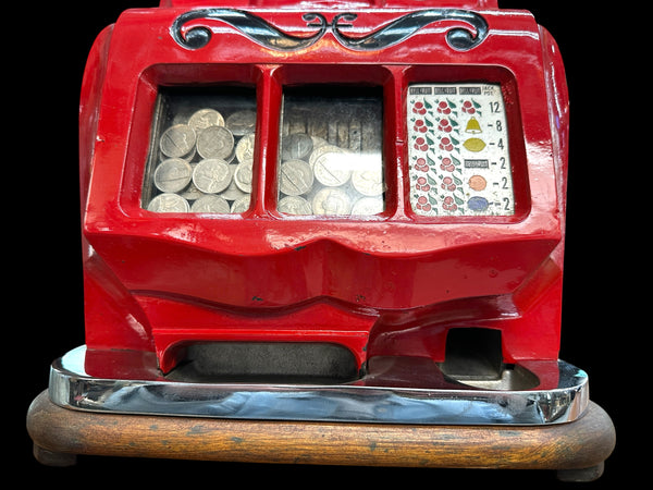 Vintage 1941 Novelty Mills 5 Cent QT Sweetheart Slot Machine GA20985