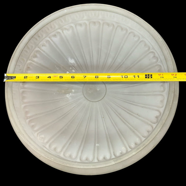 Vintage Frosted Glass Ceiling Light Shade w/ 14" Fitter GA20782