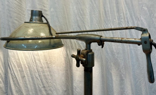 Vintage Industrial Rolling Medical Floor Lamp GA20534