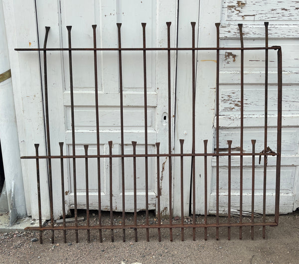 75 Feet of Iron Fence Panels GA21356