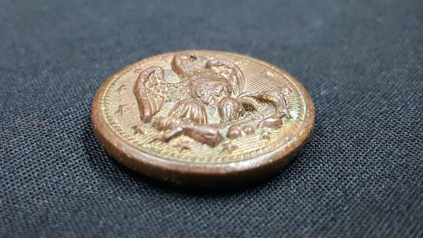 Civil War U.S. Naval Officer's Eagle Coat Button Recovered GS010928