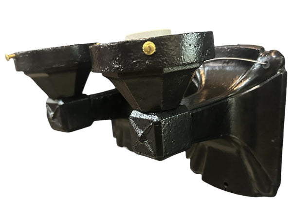 Restored Antique Cast Iron Wall Sconce Pair GA20688