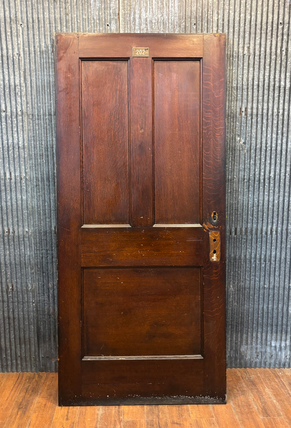 3-Panel Wooden Door GA21478
