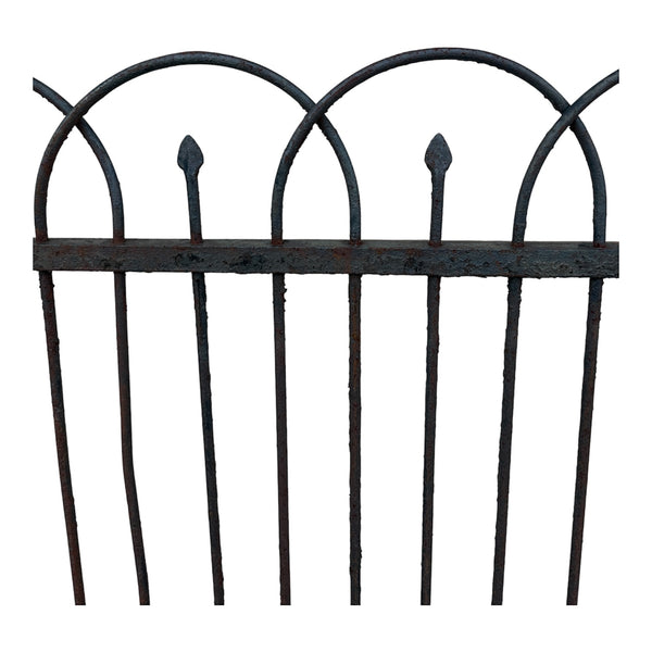 5 ft of Antique Wrought Iron Hairpin Fencing GA21134