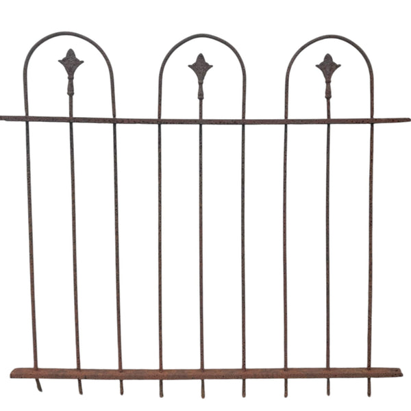 162 Ft of Antique Wrought Iron Hairpin Fencing GA20876
