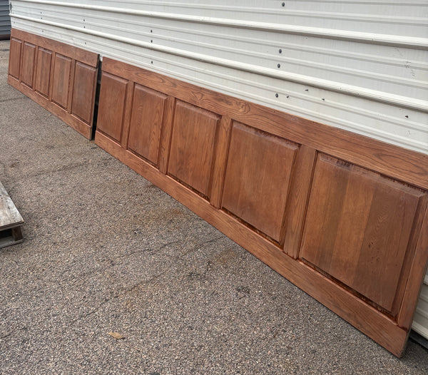 21 Ft of Solid Red Oak Wainscoting GA21507