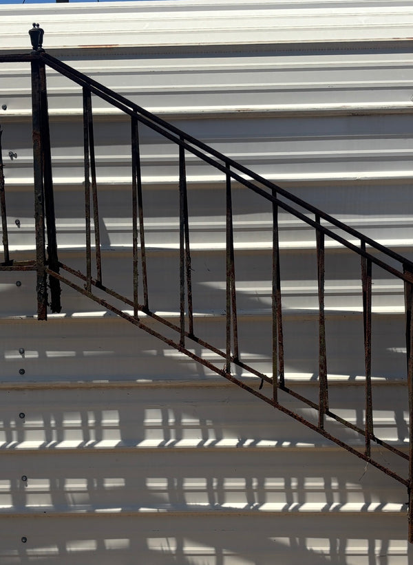 Pair of Wrought Iron Stair Railings GA21228
