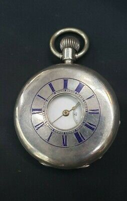 1909 W. Ehrhardt British SS & Gold Pocket Watch with Demi Hunter Case