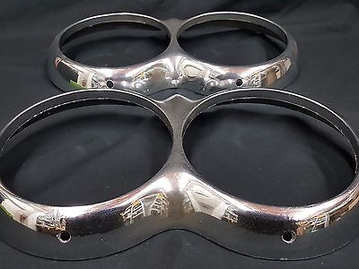 Pair of 1958 Chevrolet Corvette Head Light Rims GS00749