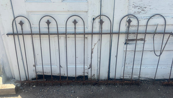59 Feet of Wrought Iron Hairpin Fence Panels GA21272