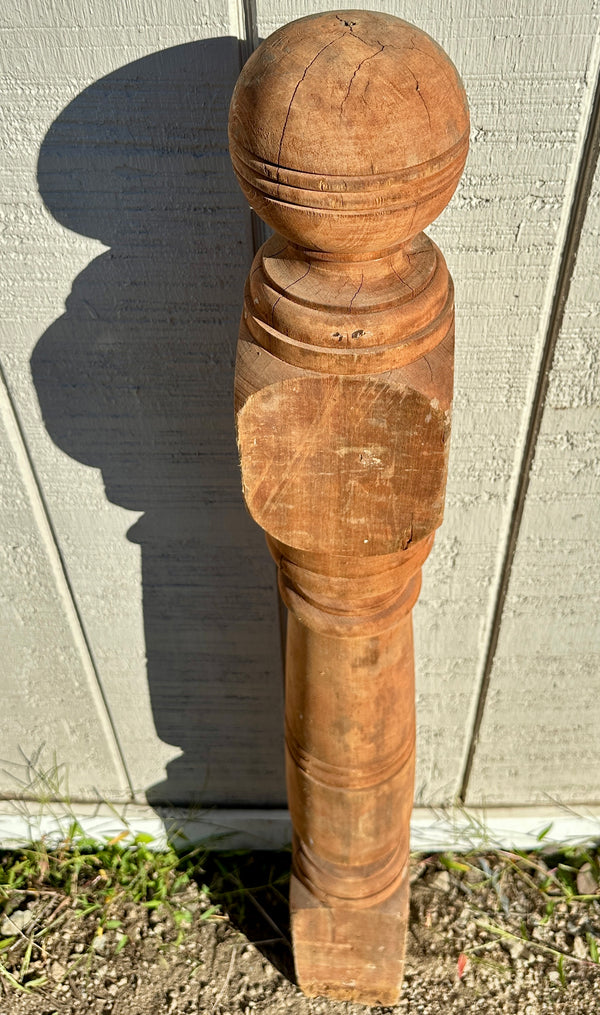 Pine Ball Top Newel Post GA20449