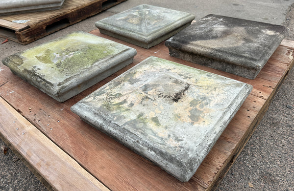 4 Pairs of Concrete Column Tops GA20485