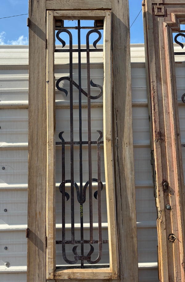 Pair of Early 1800s Egyptian Wooden Doors GA21515