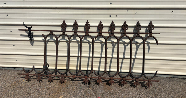 15 Feet of Iron Fence Panels GA21607