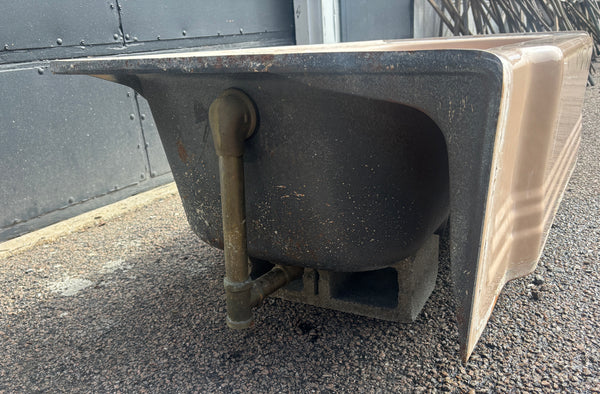 Cast Iron Art Deco Pink Tub GA21440