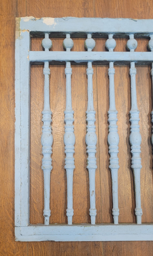 Vintage Ornate Wooden Fretwork Panel 15" T x 34 1/4" L GS00891