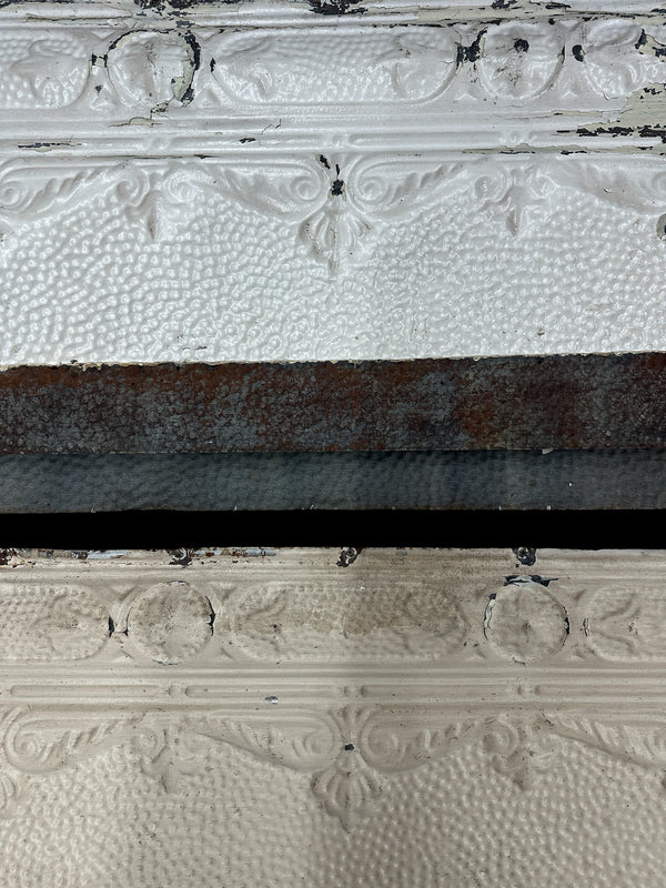 144 Linear Feet of Vintage Tin Crown Border Molding GA20721