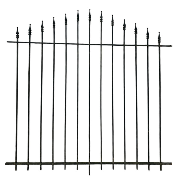 36 Ft of Antique Wrought Iron Fencing GA20906