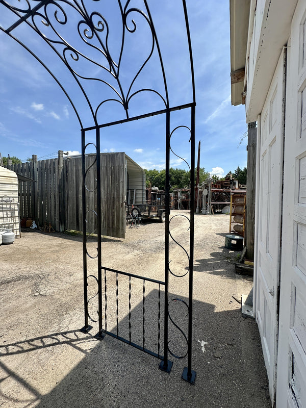 Antique Wrought Iron Custom-Fabricated Arbor GA20280