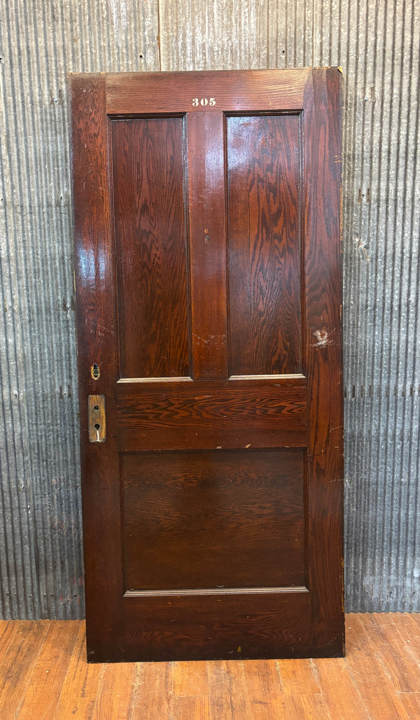 3-Panel Wooden Door GA21485