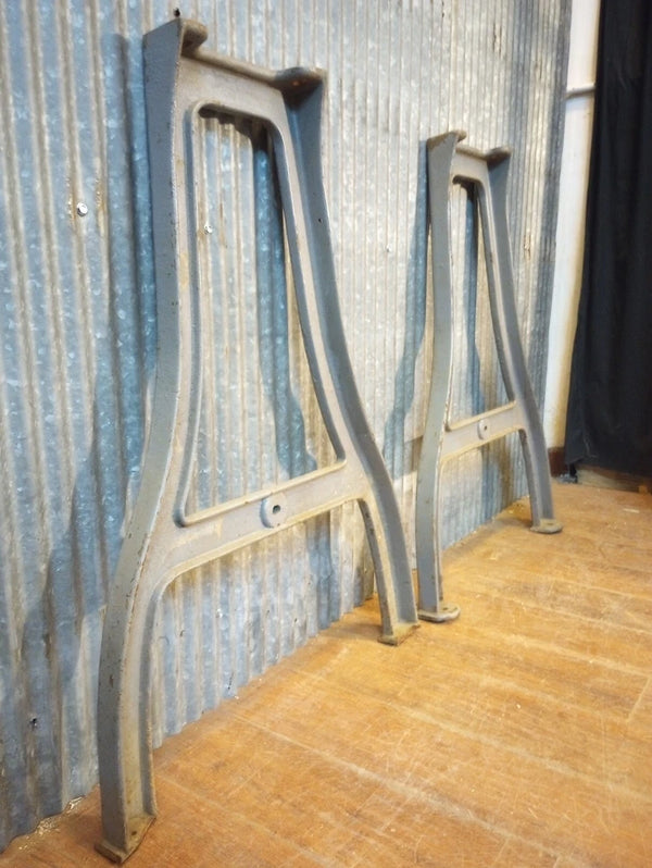 Pair of Cast Iron Machine Legs 30" Tall x 22" Wide GA-S080