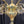 Load image into Gallery viewer, Ornate 4 Light Brass Chandelier with Pleated Etched Shades GA10208
