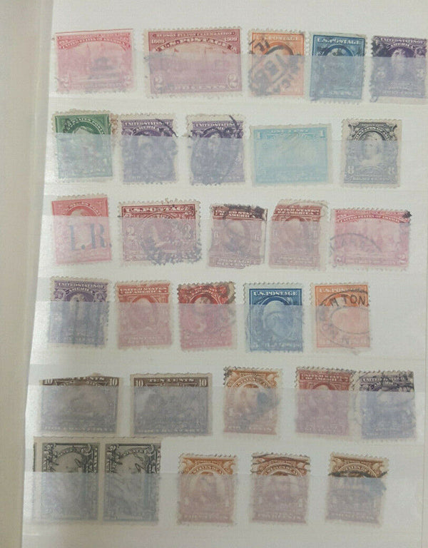 Lot of 312 Vintage Stamps in Collectors Album from GS00694