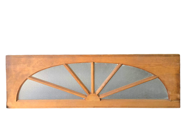 Textured Glass Sunburst Transom Window GAM0478