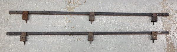 Rare! 2 Complete Pocket Door Hardware Sets w/ Railing Wheels & Screws GS00653