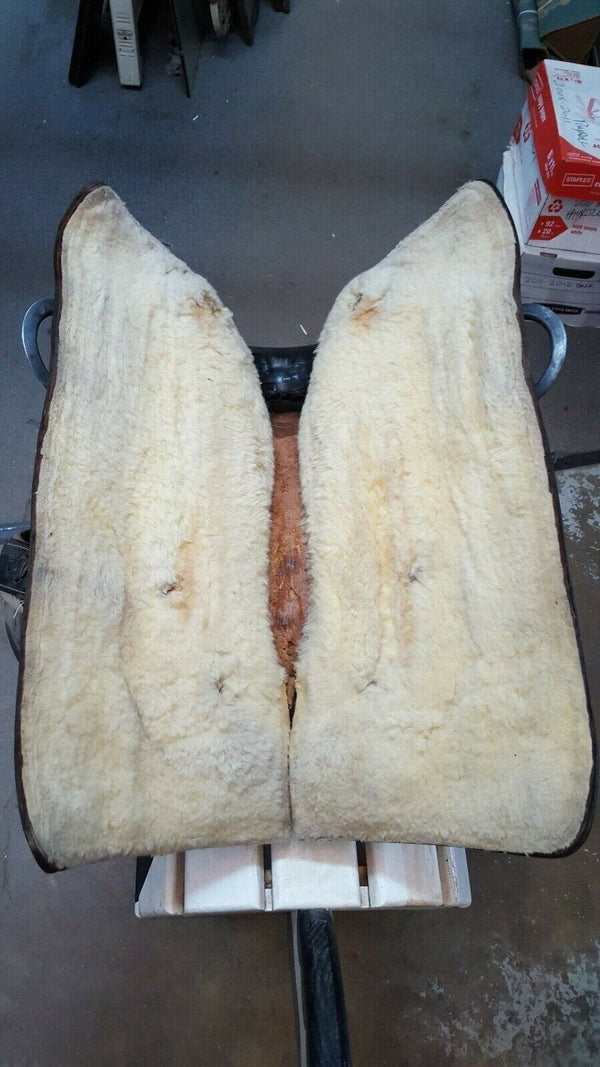 1959 Ornate Leather Dress Saddle Prop used in MGM Movie GS00725