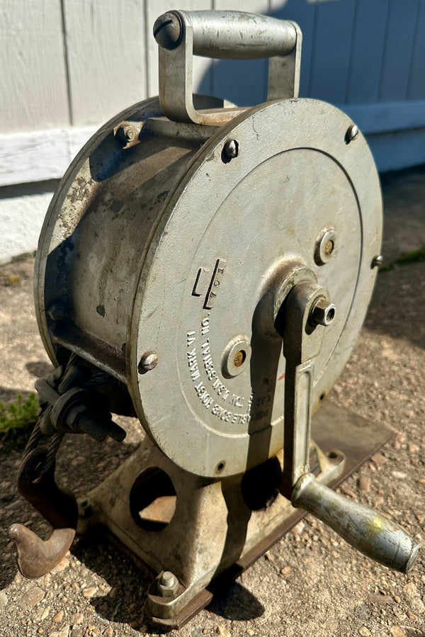 WWII 1/2 Ton U.S. Navy Portable Bomb Hoist Mark VI - GA20803