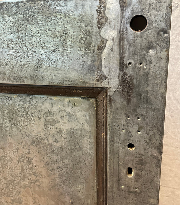 2-Panel Galvanized Steel Door w/ Original Hardware GA20566