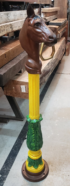 Cast Aluminum Hitching Post by Smithsonian Artist Debby Downs 46