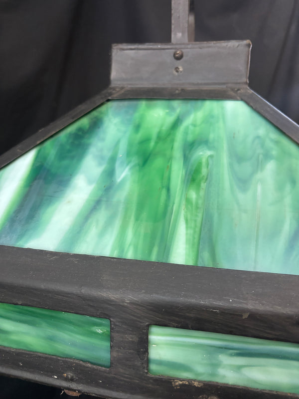 Stained Glass Iron Light Fixture GA21347
