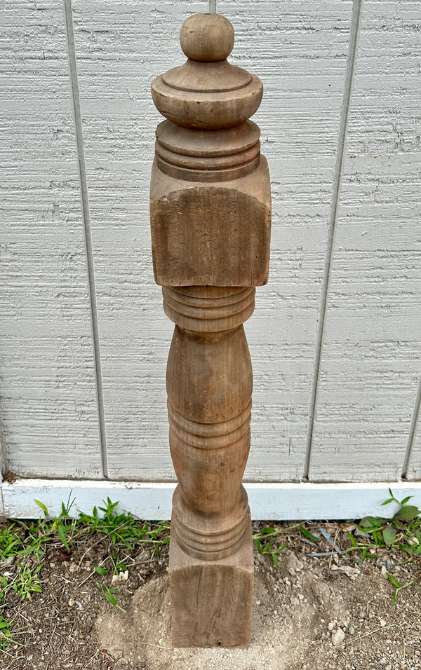 Restored Heart Pine Newel Post GA20430