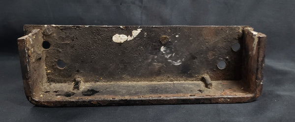 Art Deco Right or Left Cast Iron Rim Lock Keeper 6 3/4" x 2" x 1 1/2" GS00863