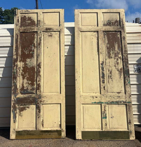 Pair of 6-Panel Wooden Doors GA21520
