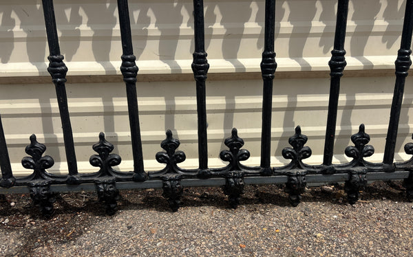 38 Feet of Victorian Cast Iron Porch Railing GA21299