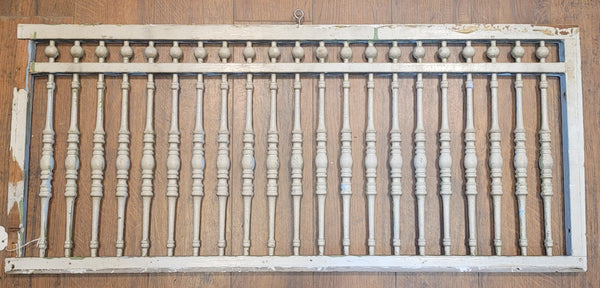 Vintage Ornate Wooden Fretwork Panel 18 1/4" T x 55 1/8" GS00892