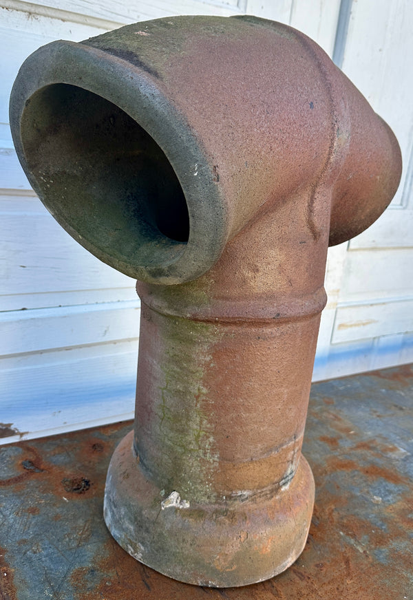 Terracotta Double Pipe Chimney Pot GA20473
